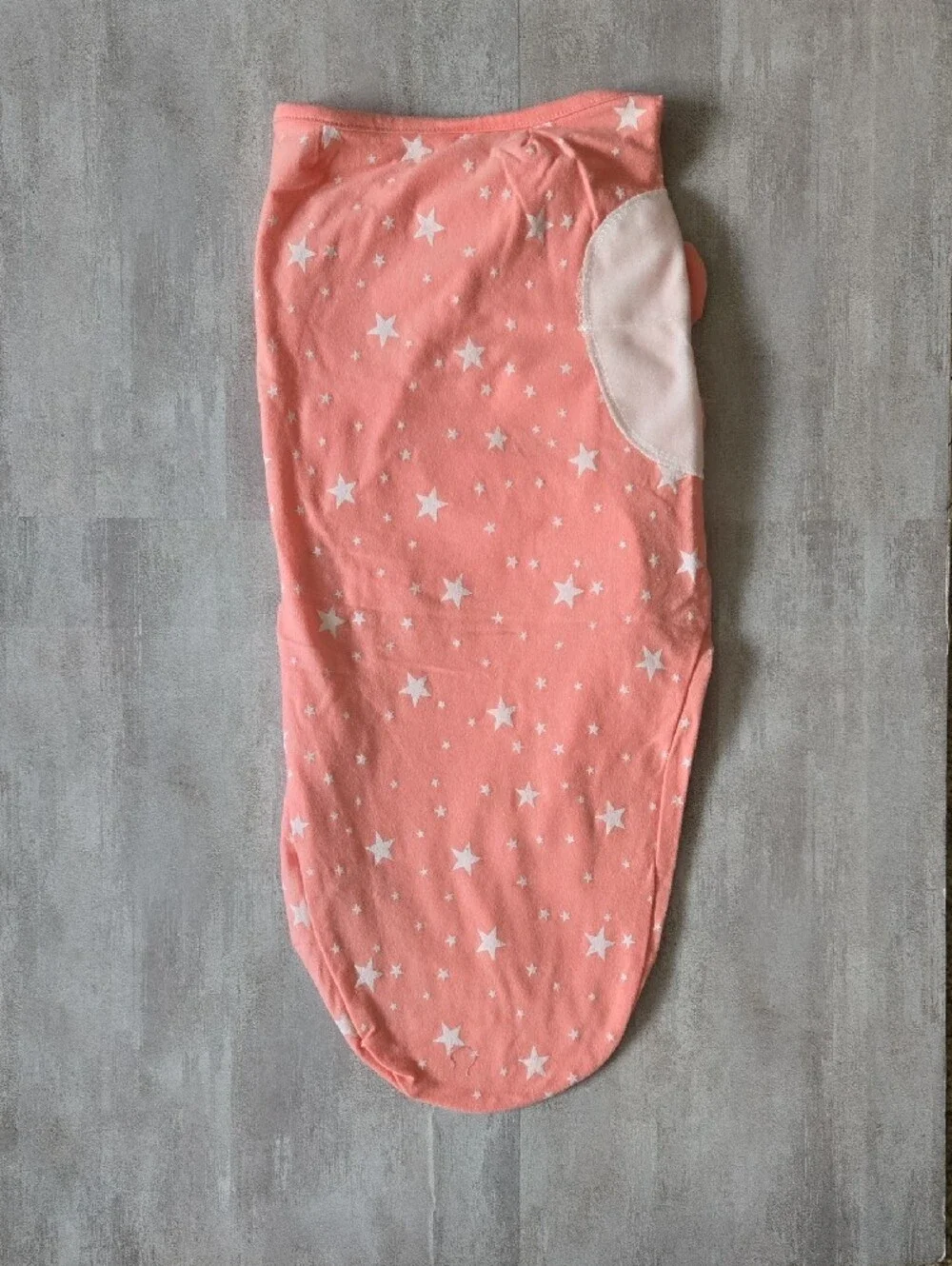 ​NWT Star Print Adjustable Swaddle Blanket Wrap Pink Infant Sleep Sack 0-6M